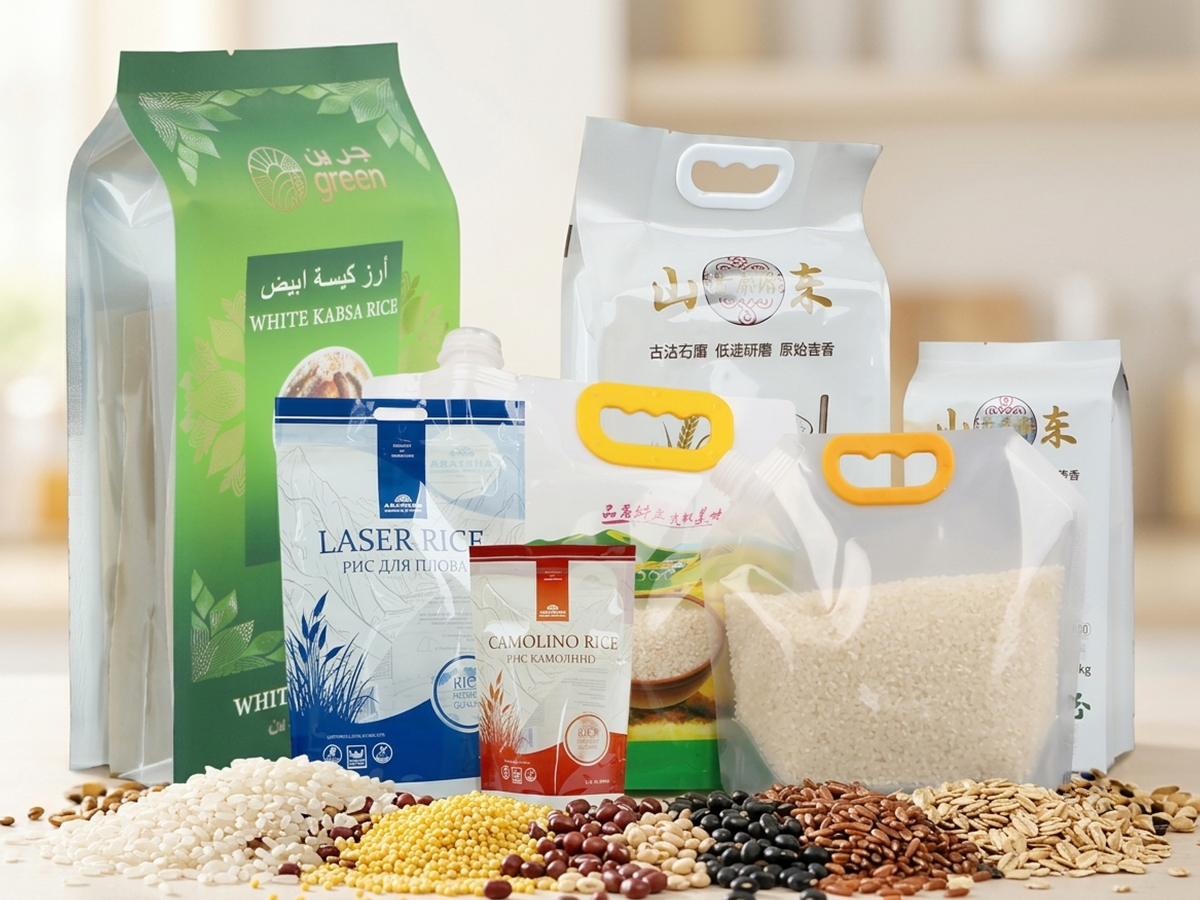 Rice and grain packaging application scene
