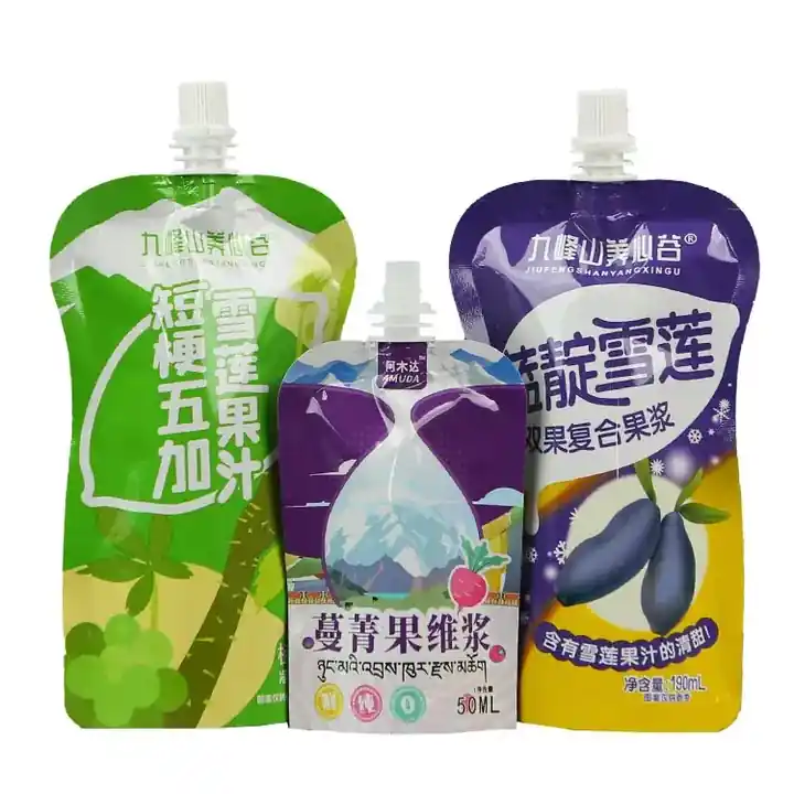 Custom Spout Pouches product packaging photo